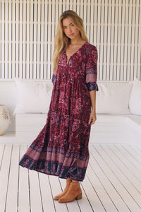Eve Midi Dress Sadie Print