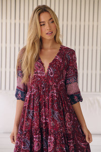 Eve Midi Dress Sadie Print