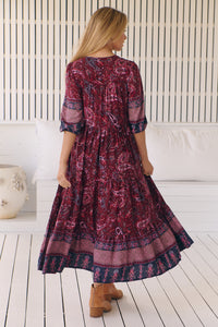 Eve Midi Dress Sadie Print