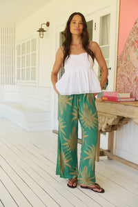 Cici Lace Pants ~ Island Luxe print