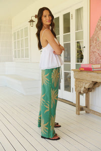 Cici Lace Pants ~ Island Luxe print