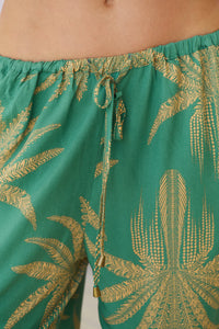 Cici Lace Pants ~ Island Luxe print