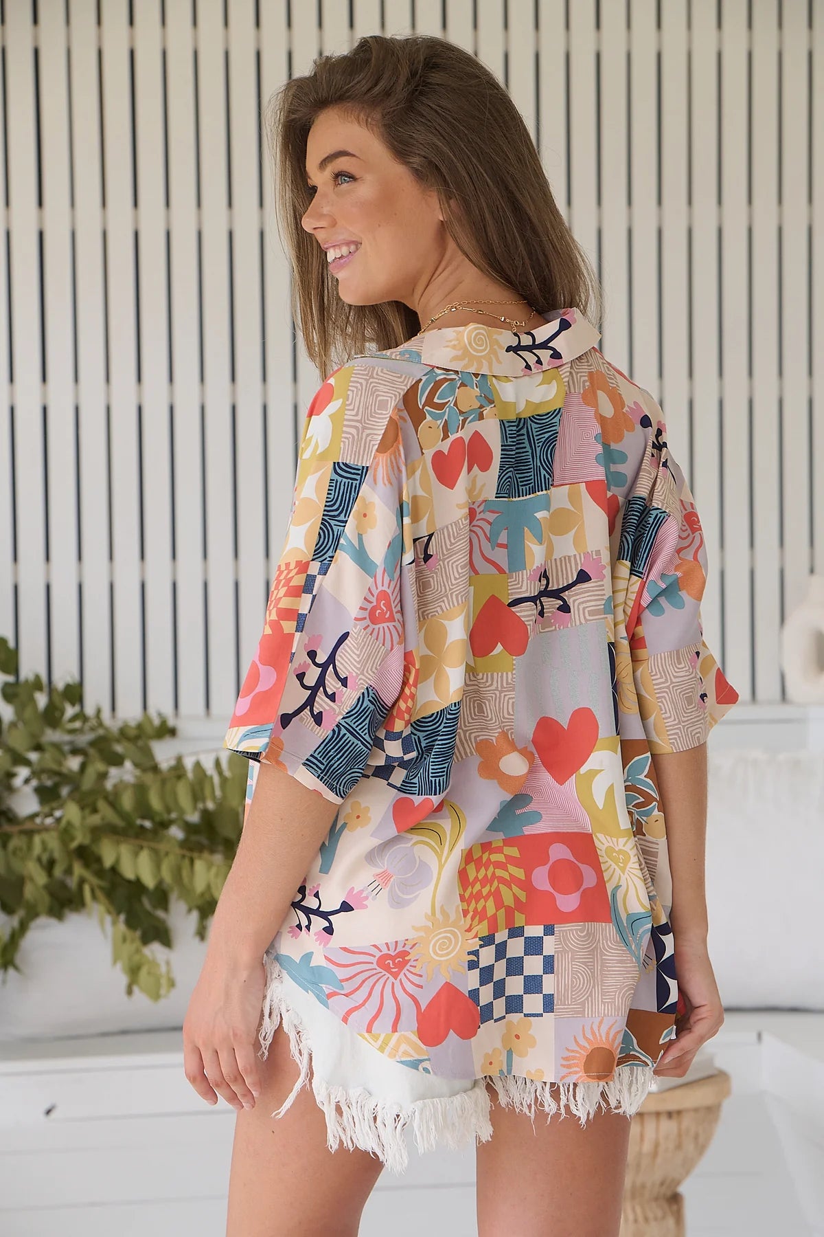 Samara Shirt ~ Daisy Days Print