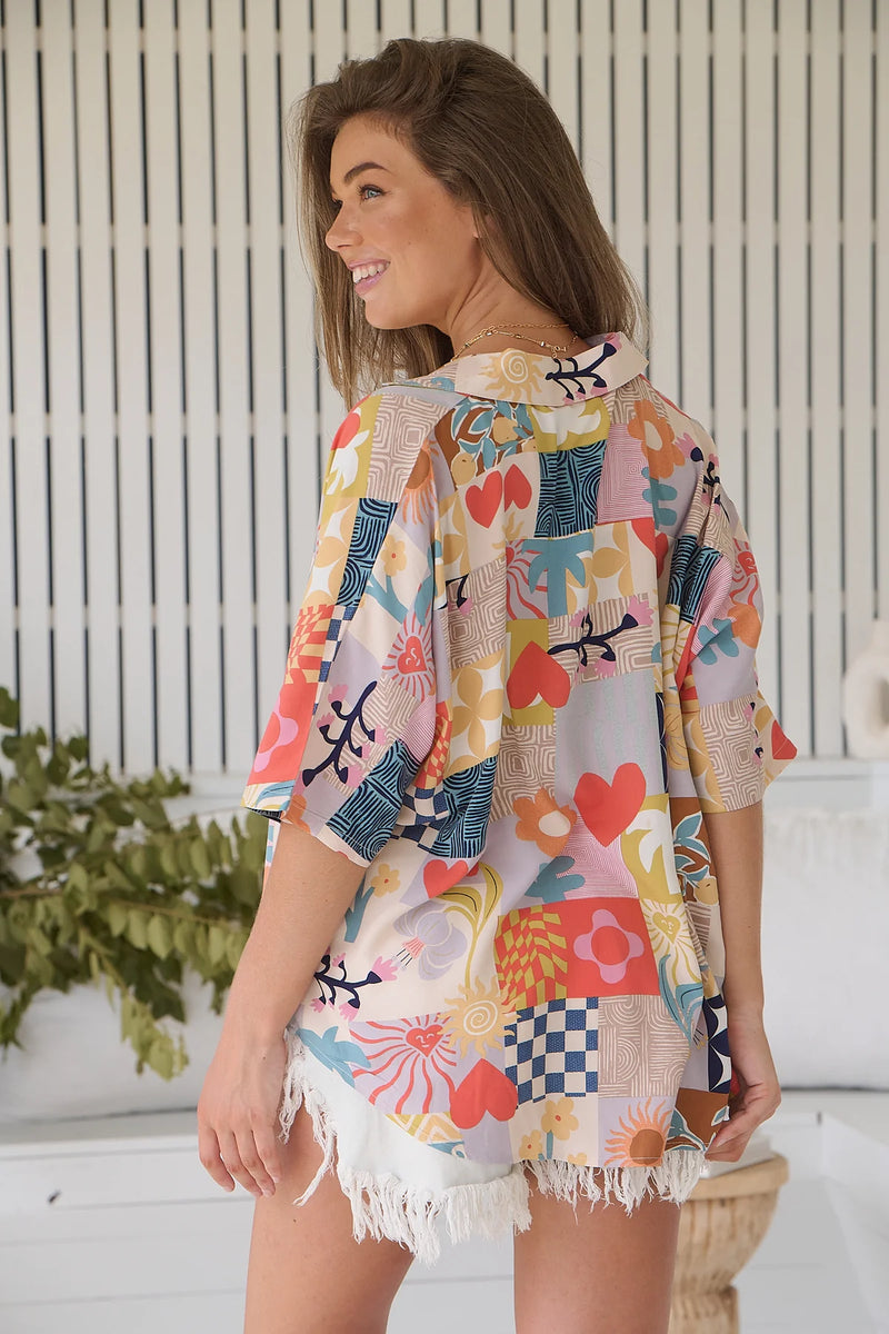 Samara Shirt Daisy Days Print