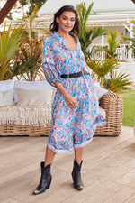 Jasmine Midi Dress Keilani Print