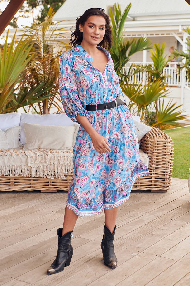 Jasmine Midi Dress Keilani Print