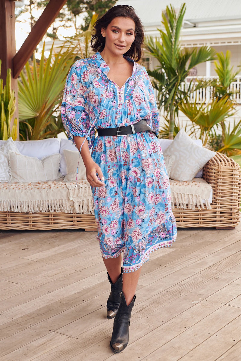 Jasmine Midi Dress Keilani Print