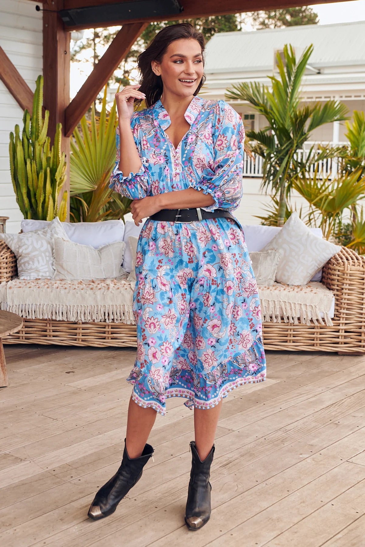 Jasmine Midi Dress Keilani Print