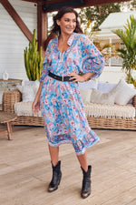 Jasmine Midi Dress Keilani Print