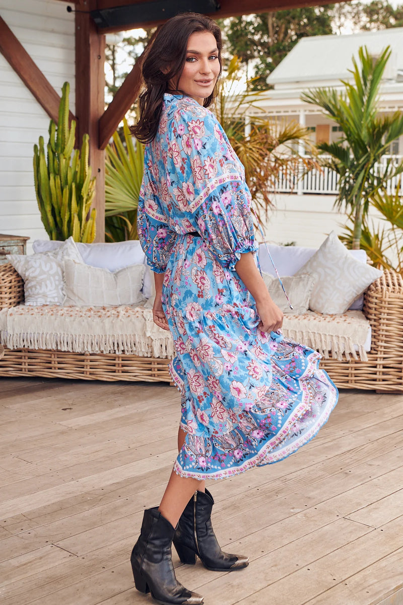 Jasmine Midi Dress Keilani Print