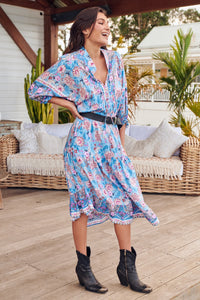 Jasmine Midi Dress Keilani Print