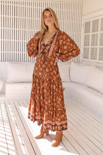 Teresa Maxi Dress Aubrey Print