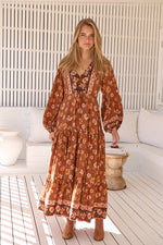 Teresa Maxi Dress Aubrey Print