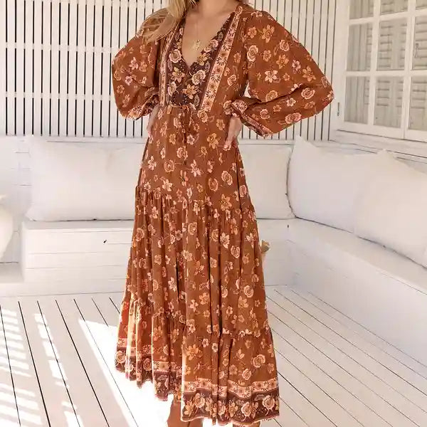 Teresa Maxi Dress Aubrey Print
