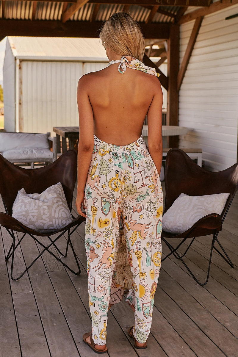 Madelyn Jumpsuit Fantasy print