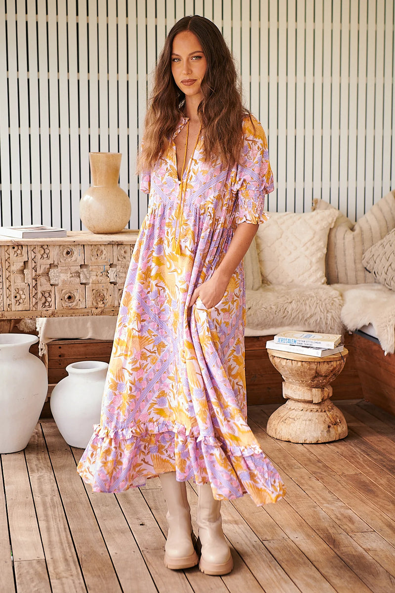 Kora Midi Dress Lucia Print