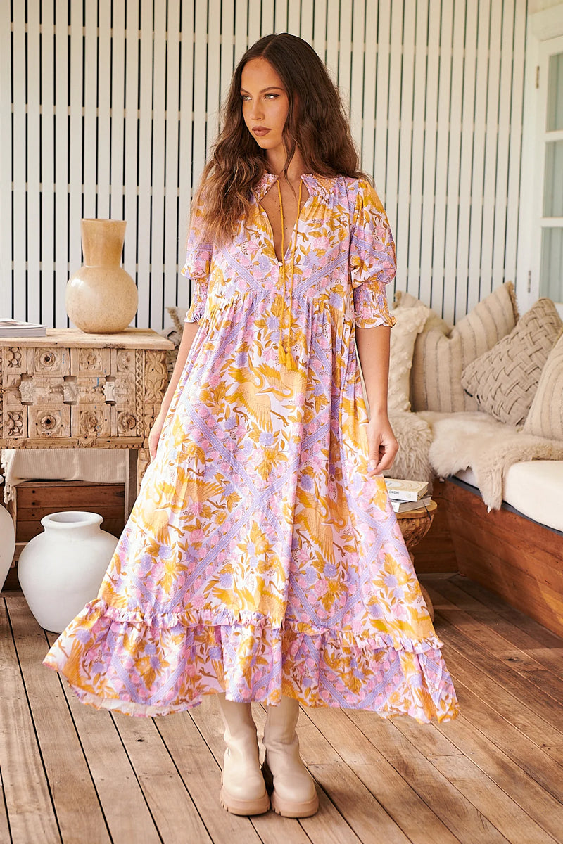 Kora Midi Dress Lucia Print