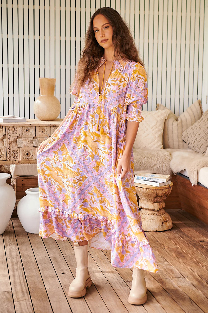 Kora Midi Dress Lucia Print