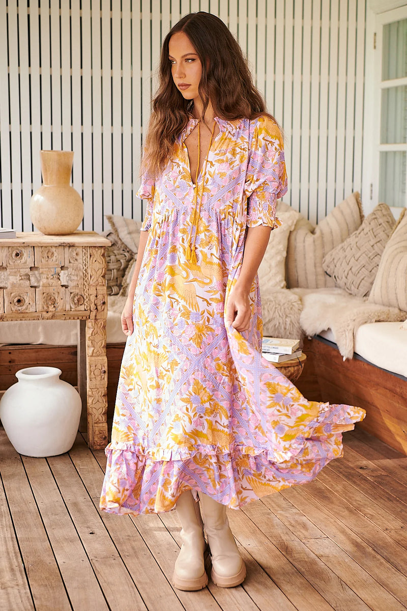 Kora Midi Dress Lucia Print