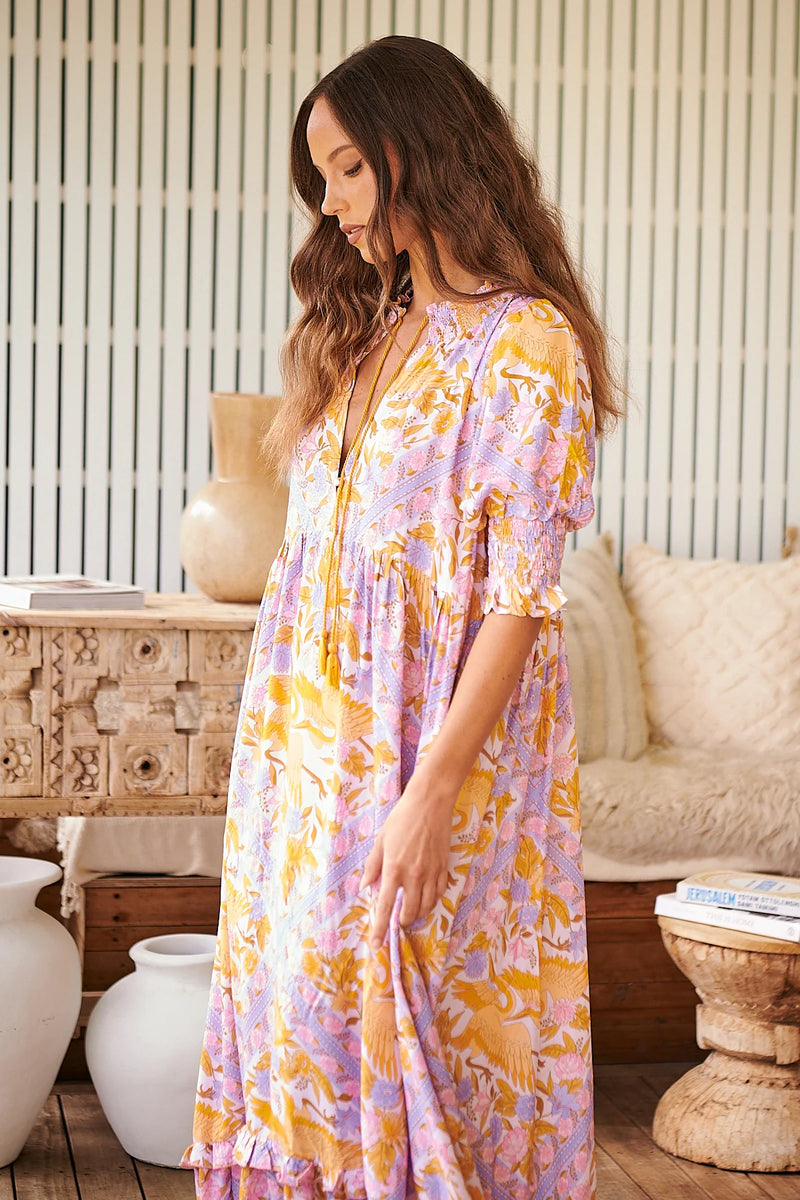 Kora Midi Dress Lucia Print