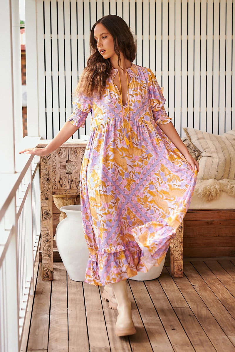 Kora Midi Dress Lucia Print
