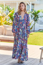 Teresa Maxi Dress Carnation Print
