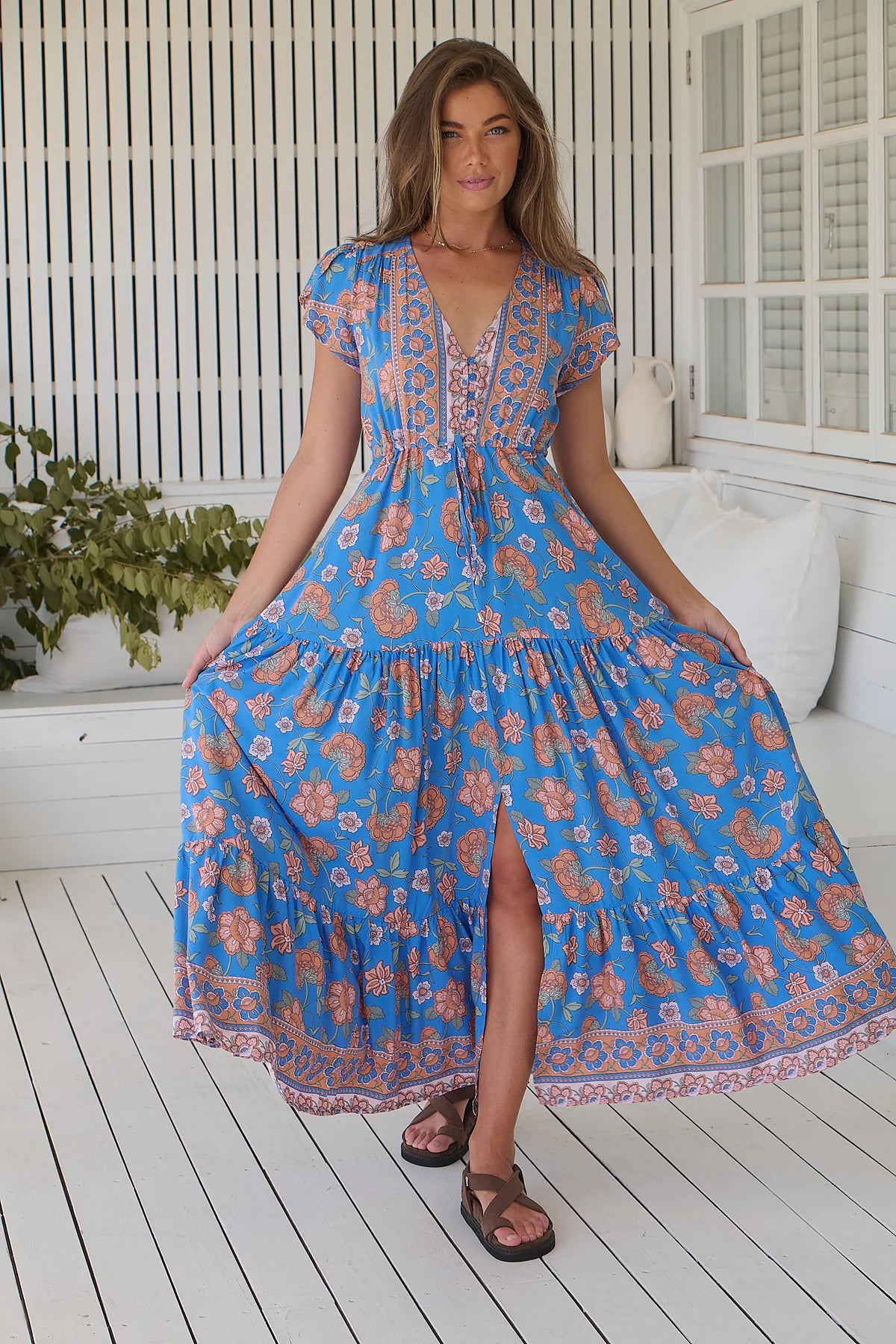 Melissa Maxi Dress Sunseeker Print