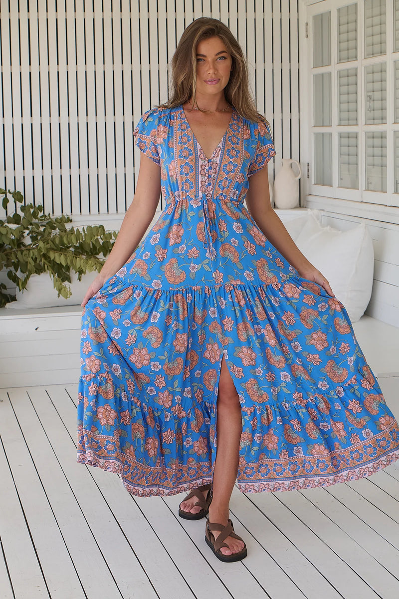 Melissa Maxi Dress Sunseeker Print