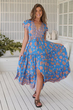 Melissa Maxi Dress Sunseeker Print
