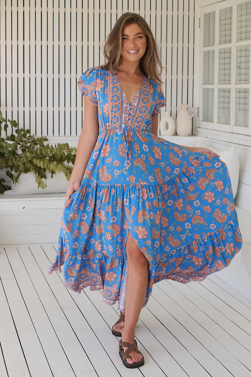 Melissa Maxi Dress Sunseeker Print