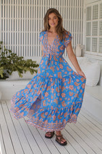 Melissa Maxi Dress Sunseeker Print