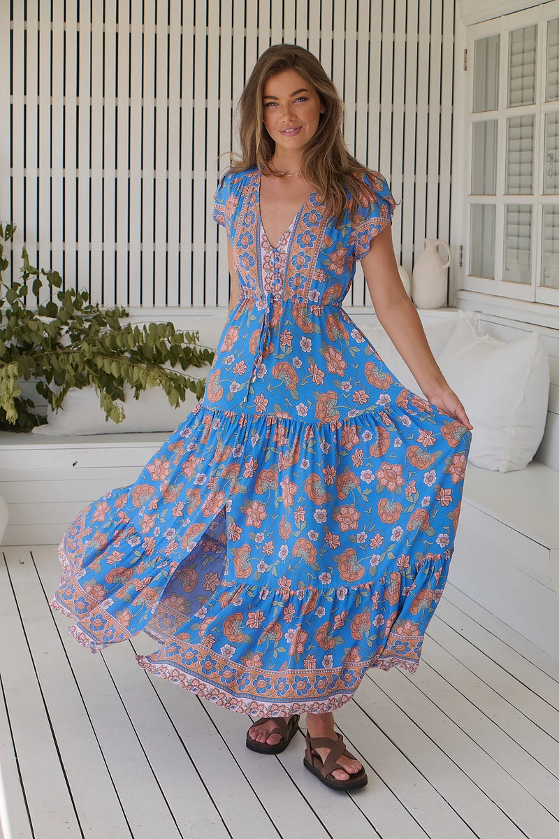 Melissa Maxi Dress Sunseeker Print