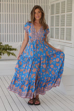 Melissa Maxi Dress Sunseeker Print