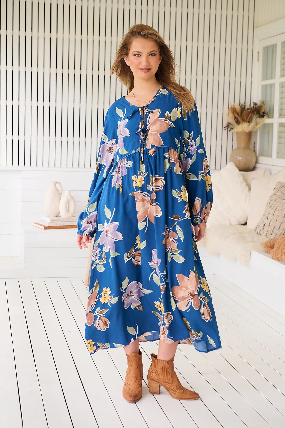 Penny Midi Dress ~ Georgia Print