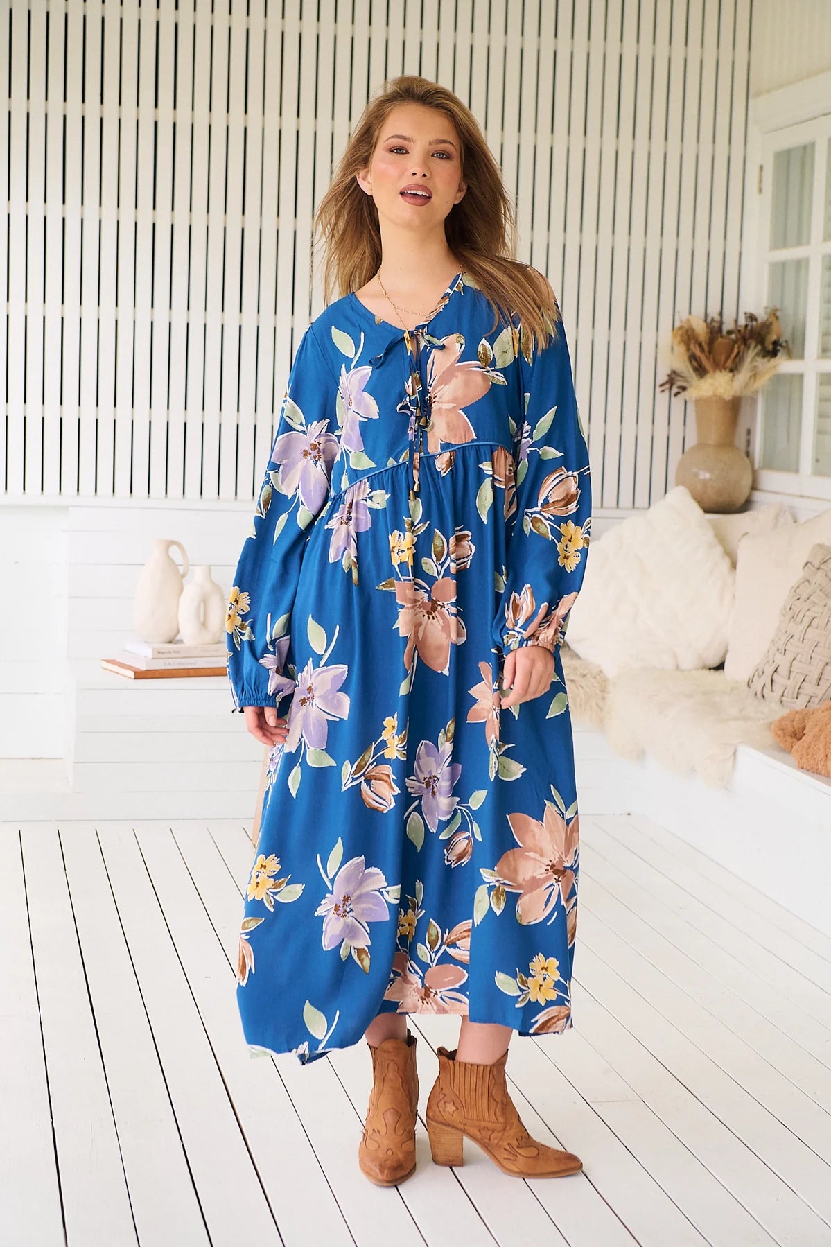 Penny Midi Dress ~ Georgia Print