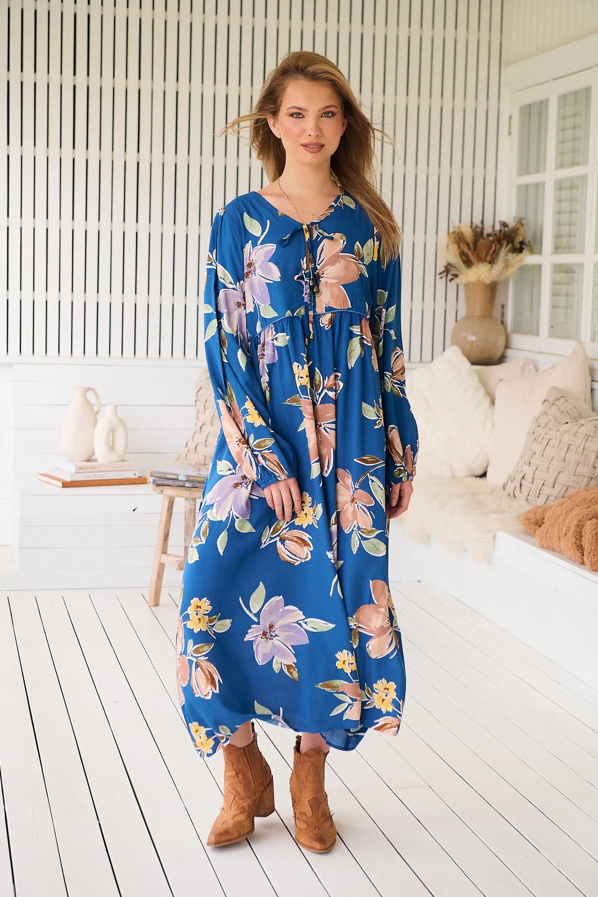 Penny Midi Dress ~ Georgia Print