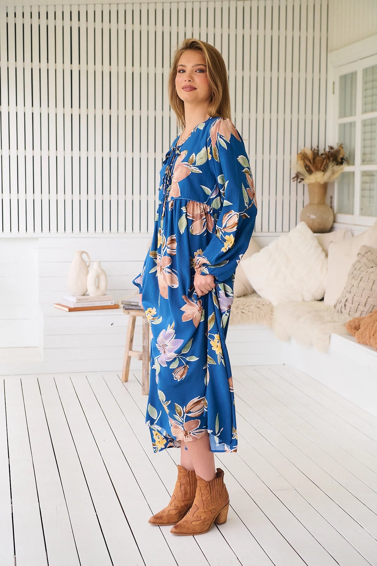 Penny Midi Dress ~ Georgia Print
