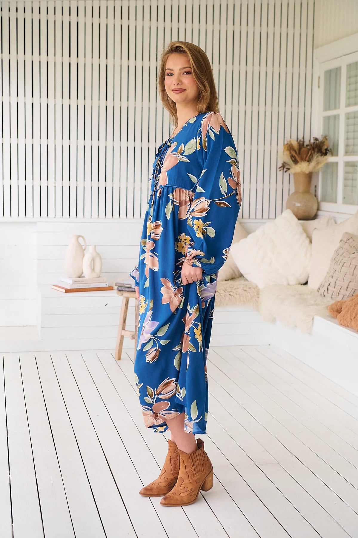Penny Midi Dress ~ Georgia Print