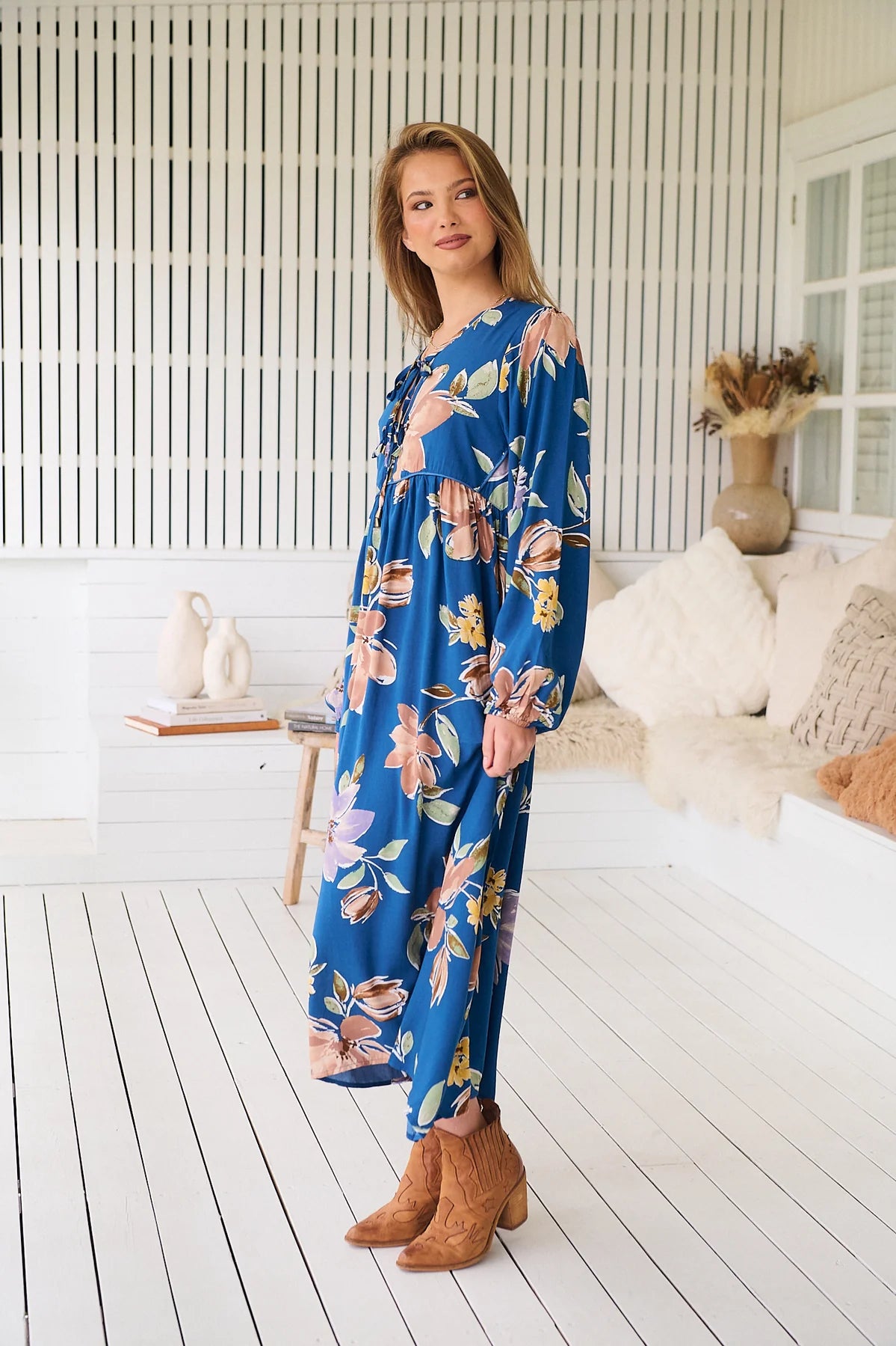 Penny Midi Dress ~ Georgia Print