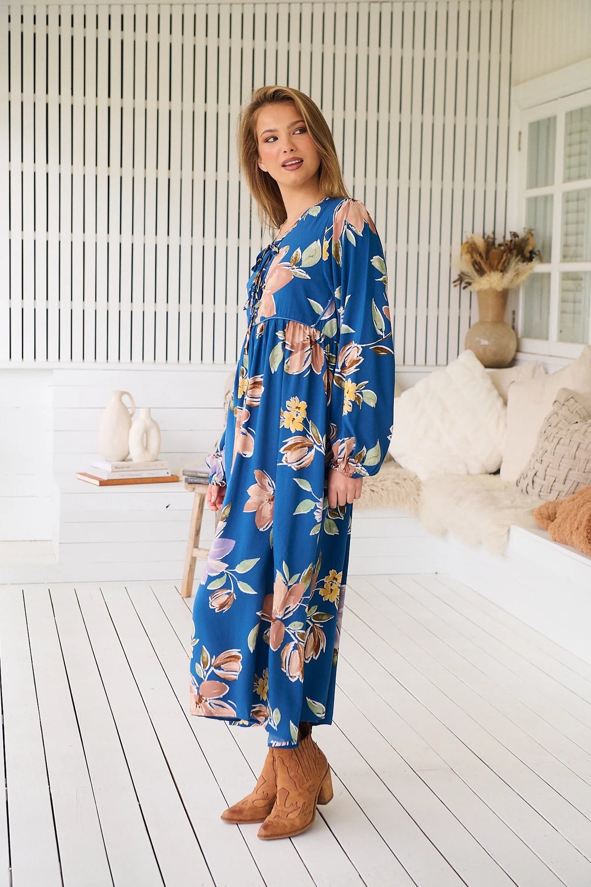 Penny Midi Dress ~ Georgia Print