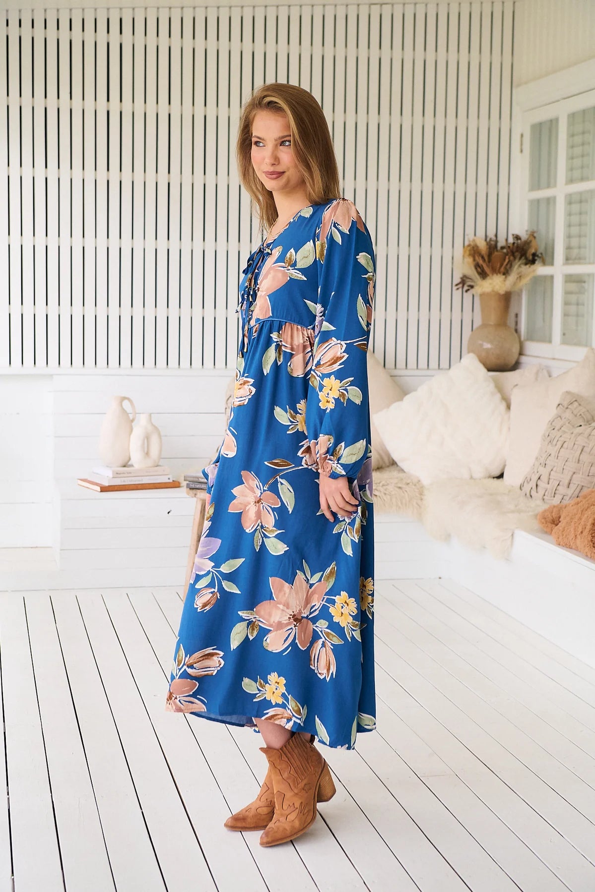Penny Midi Dress ~ Georgia Print