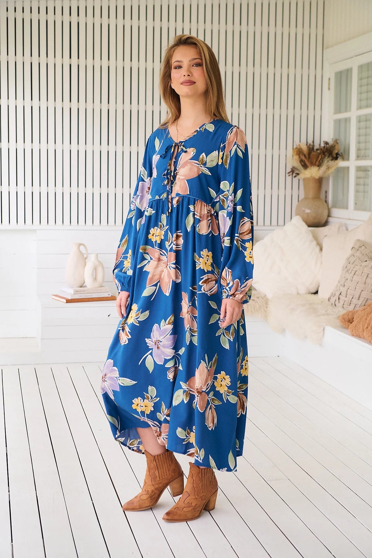 Penny Midi Dress ~ Georgia Print