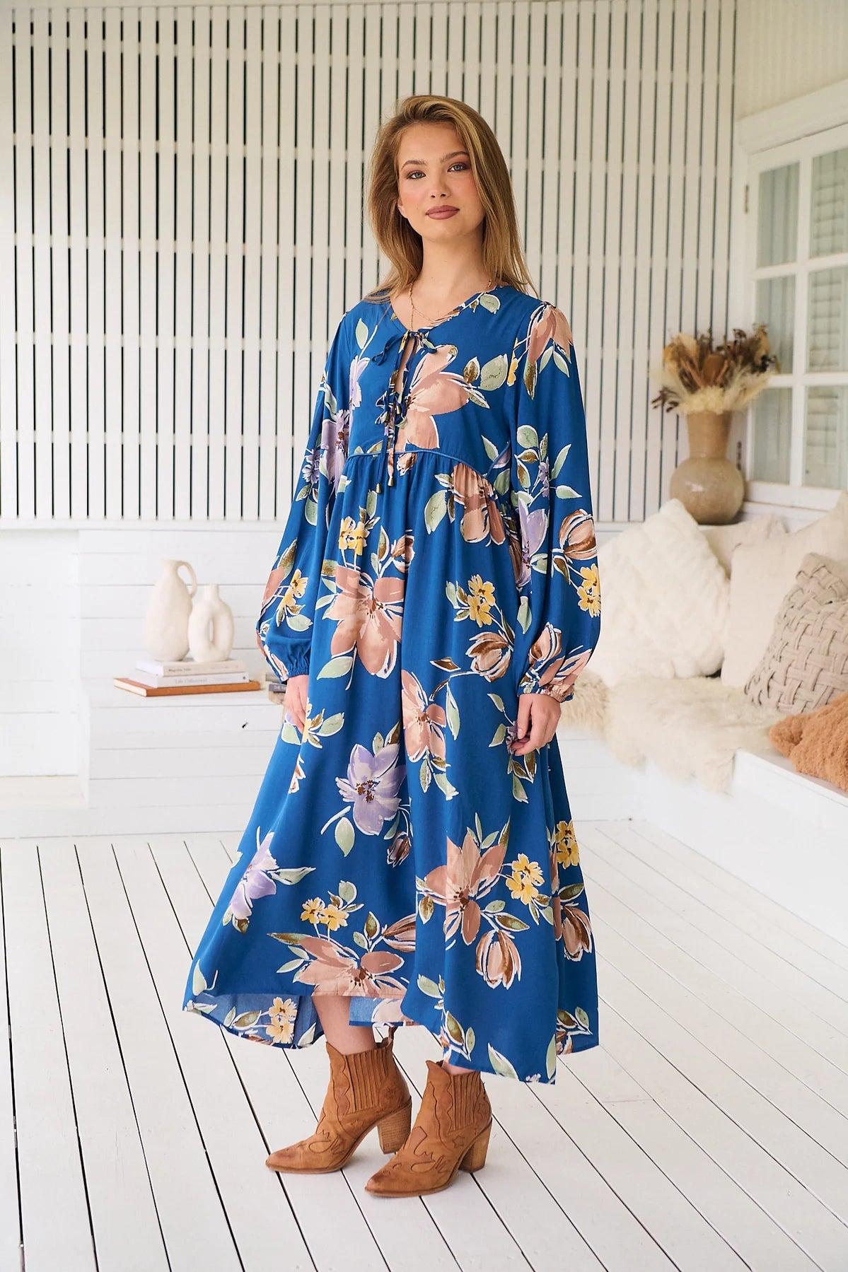 Penny Midi Dress ~ Georgia Print