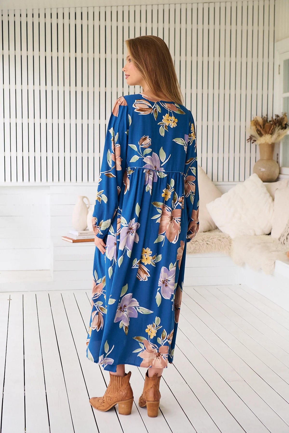 Penny Midi Dress ~ Georgia Print