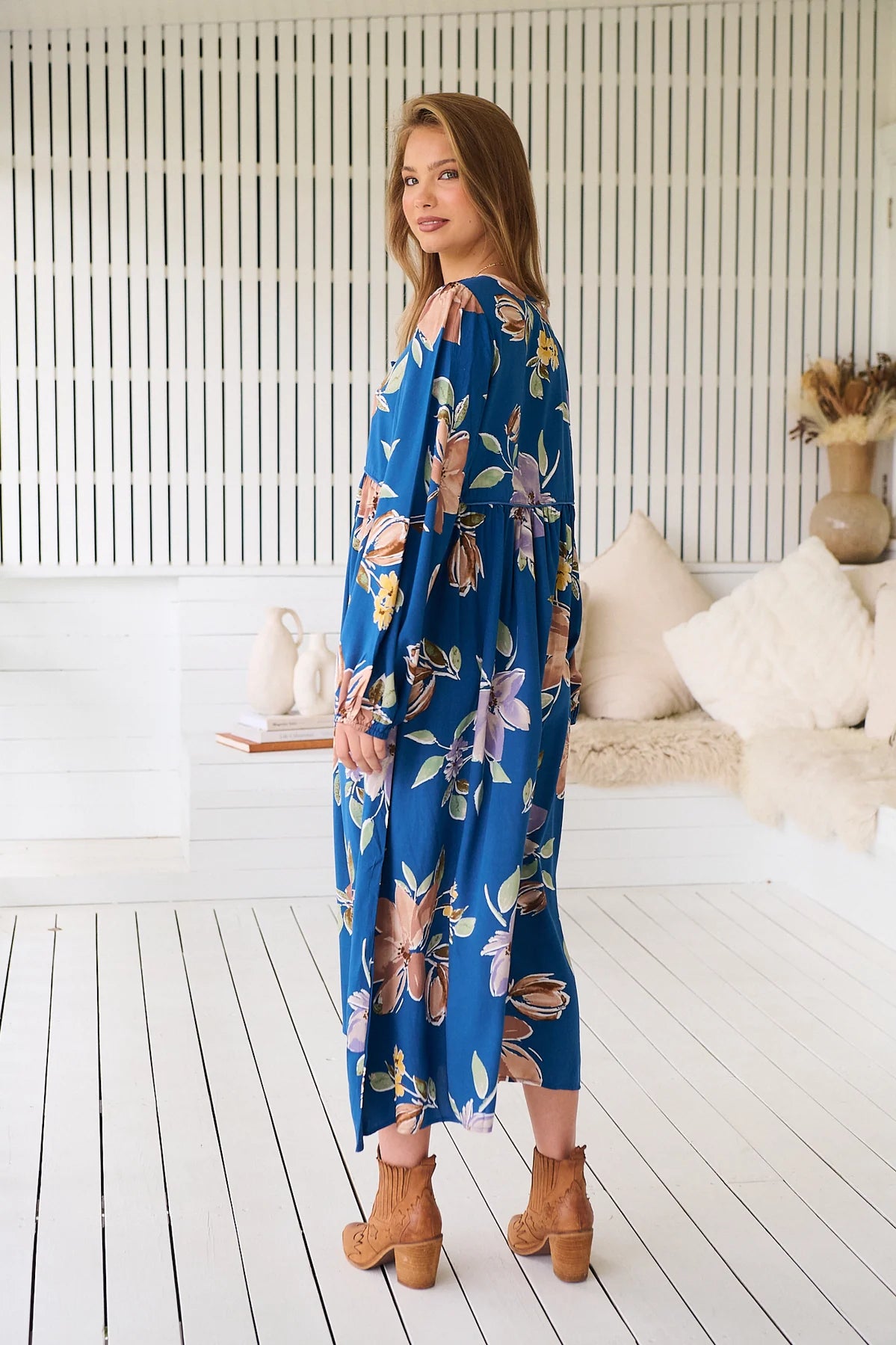Penny Midi Dress ~ Georgia Print