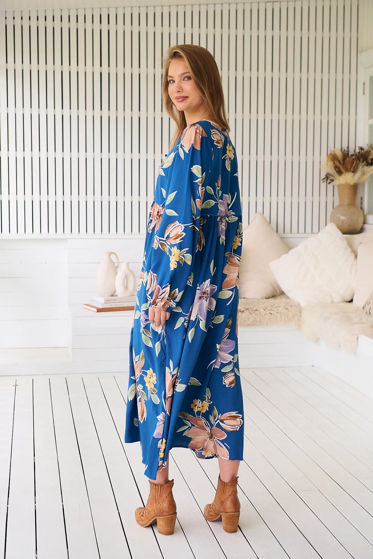 Penny Midi Dress ~ Georgia Print