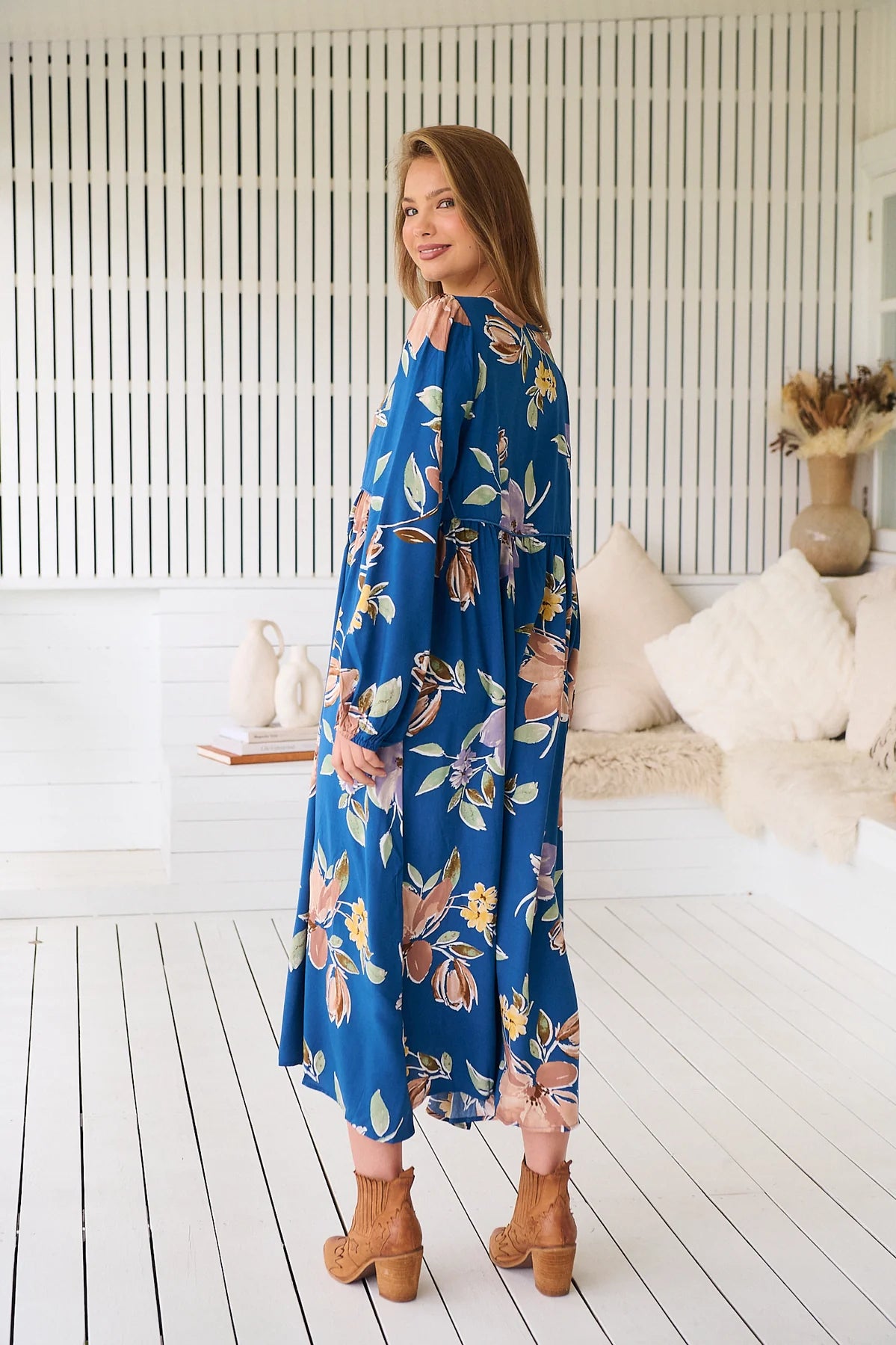 Penny Midi Dress ~ Georgia Print