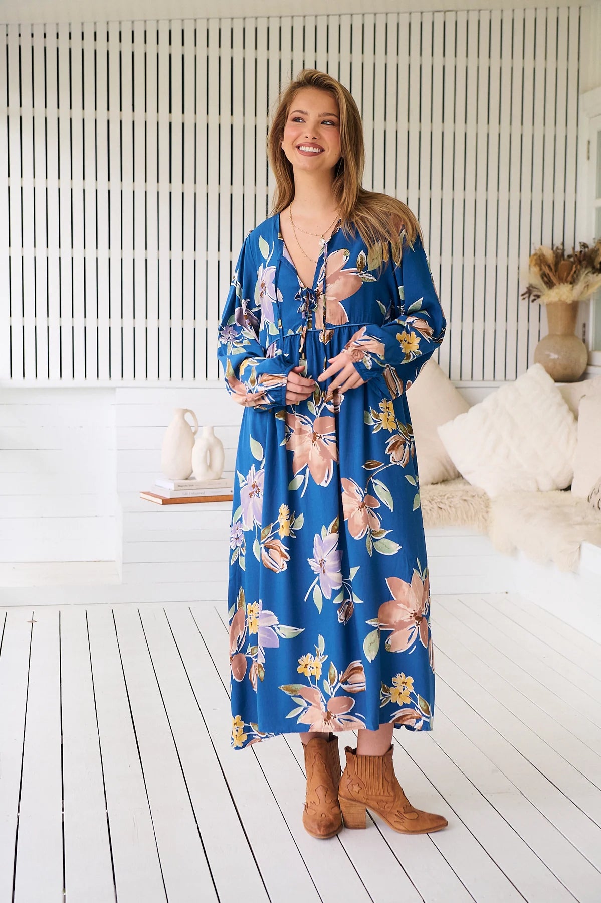 Penny Midi Dress ~ Georgia Print