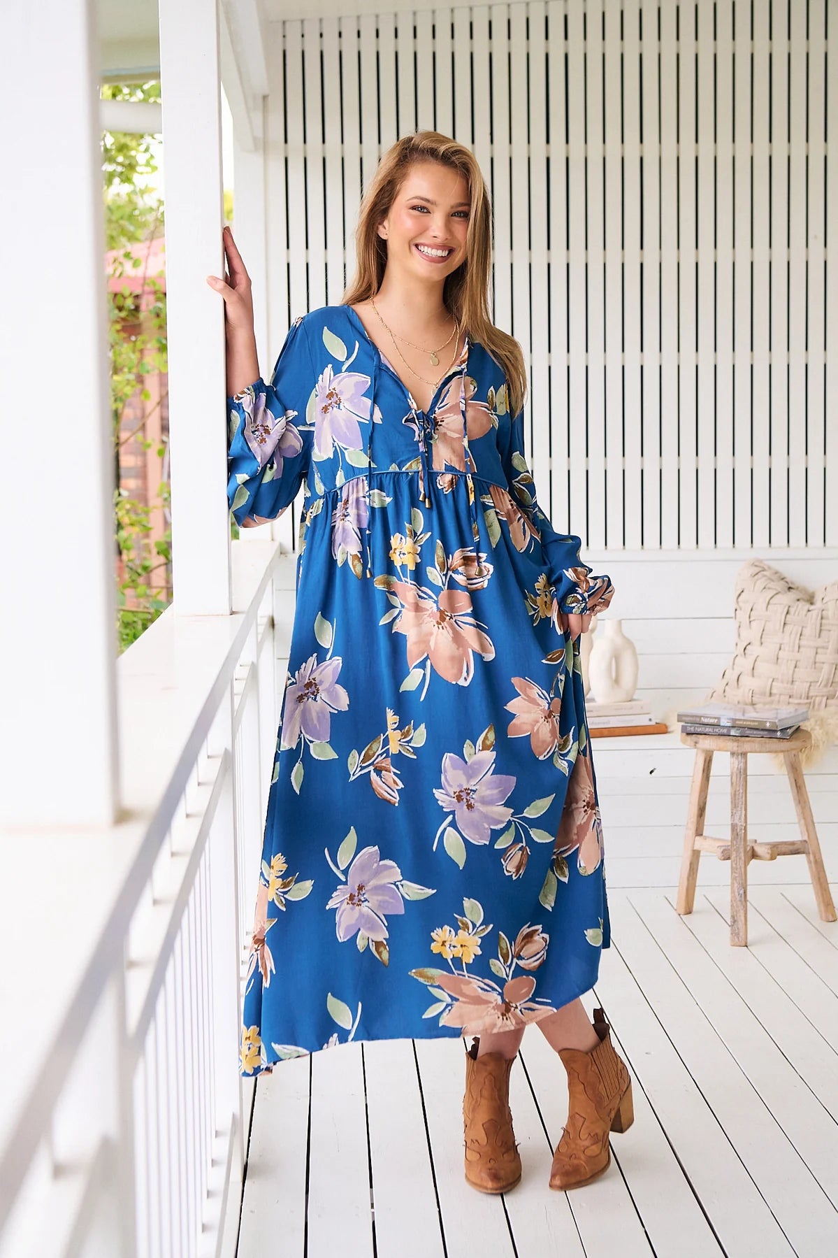 Penny Midi Dress ~ Georgia Print