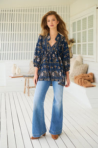 Boheme Blouse ~ Adeline print